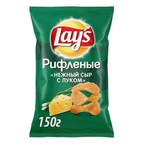 Картофельные чипсы Lay's нежный сыр с луком 150 г в Магнолия
