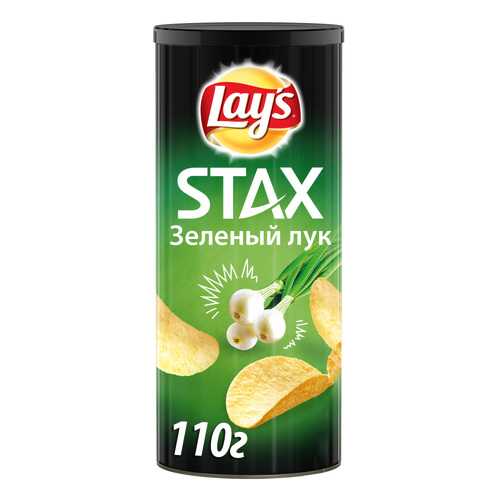 Картофельные чипсы Lay's stax зеленый лук 110 г в Магнолия