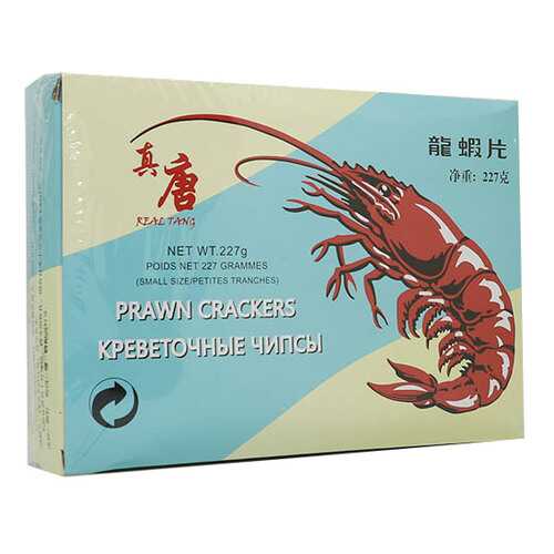 Креветочные чипсы Real Tang полуфабрикат для жарки 227 г в Магнолия