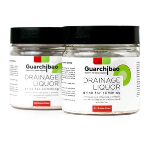 GUARCHIBAO DRAINAGE LIQUOR набор из 2 баночек дренажного напитка со вкусом “Клубника-Киви” в Магнолия