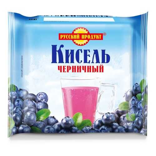 Кисель быстрого приготовления черничный Русский Продукт брикет 220 г в Магнолия