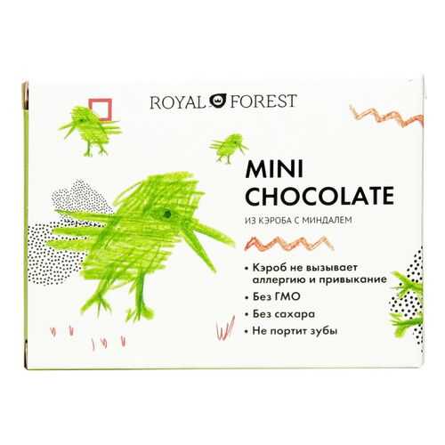 Шоколад Royal Forest из кэроба с миндалем 30г в Магнолия