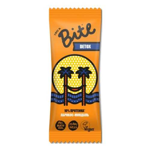 Батончик Bite фруктово-ореховый детокс абрикос-миндаль 45 г в Магнолия