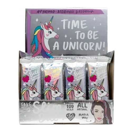Батончик Фруктово-ягодный Bite Slim Unicorn Малина 30 штук по 30 гр в Магнолия