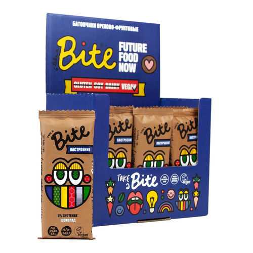 Батончик Take a Bite орехово-фруктовый шоколад 45 г в Магнолия