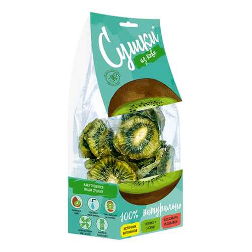 Чипсы фруктовые Биопродукты сушки из киви 30 г в Магнолия