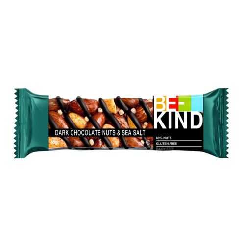 Ореховый батончик BE-Kind с горьким шоколадом и морской солью 40г в Магнолия