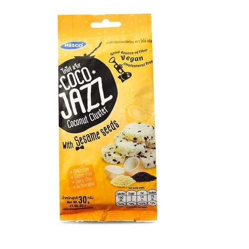 Снеки кокосовые Coco Jazz с кунжутом 30г Таиланд в Магнолия