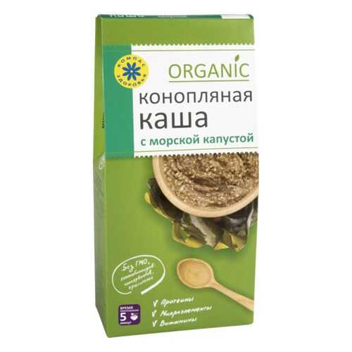 Каша конопляная Компас здоровья organic с морской капустой 250 г в Магнолия