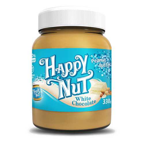 Арахисовая паста Happy Life Happy Nut с белым шоколадом 330 г в Магнолия
