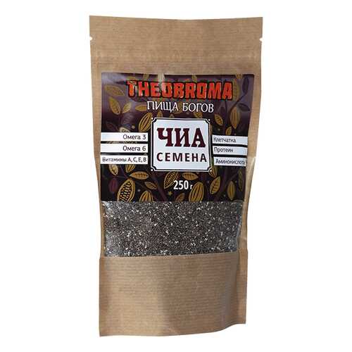 Семена ЧИА, THEOBROMA Пища Богов, 250 гр в Магнолия