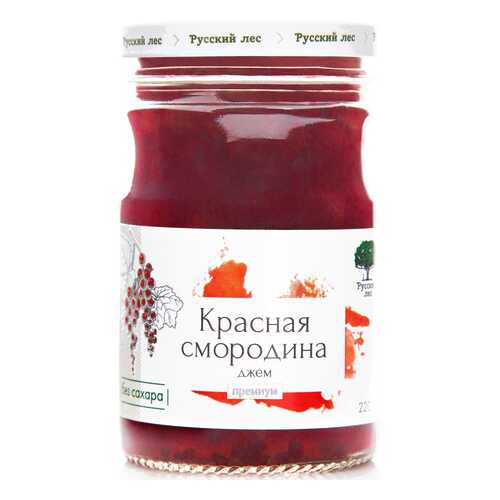 Джем Русский лес красная смородина премиум 220 г в Магнолия