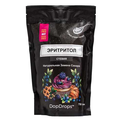 Эритритол/стевия DopDrops 3:1 750 г в Магнолия