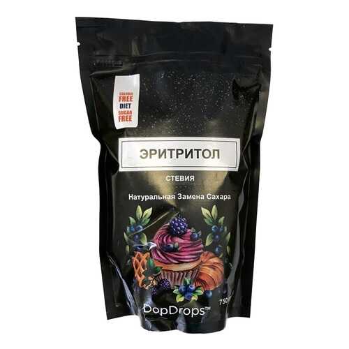 Сахарозаменитель DopDrops эритритол/стевия 1:1 750 г в Магнолия