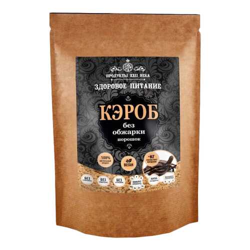 Кэроб порошок Продукты XXII века без обжарки 400 г в Магнолия