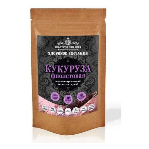 Кукуруза фиолетовая Продукты XXII века молотая мука желатинизированная 100 г в Магнолия