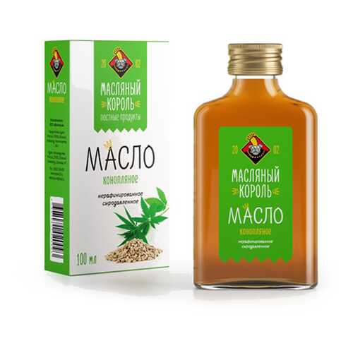 Масло конопляное 100% Масляный король 250 мл в Магнолия