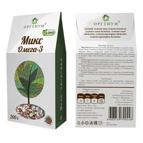 Микс омега-3 Оргтиум 200 г в Магнолия