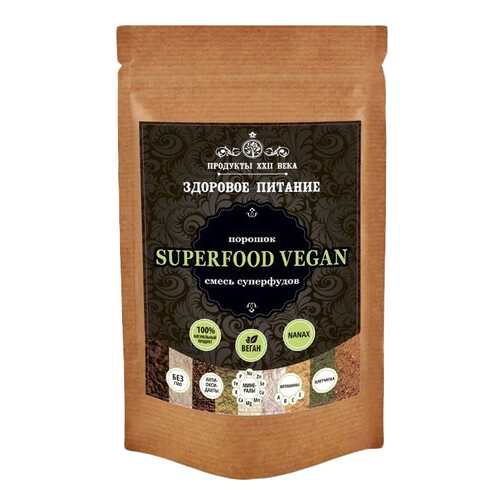 Смесь суперфудов Продукты XXII века Nanax Superfood Vegan порошок 200 г в Магнолия