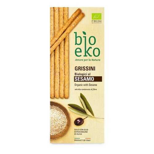 Гриссини из цельнозерновой пшеничной муки с кунжутом БИО, EKO BIO, 125 г, Италия в Магнолия