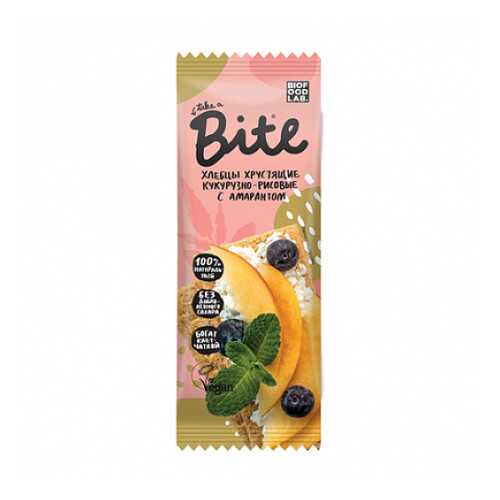 Хлебцы хрустящие c амарантом, кукурузно-рисовые Bite 30 г в Магнолия