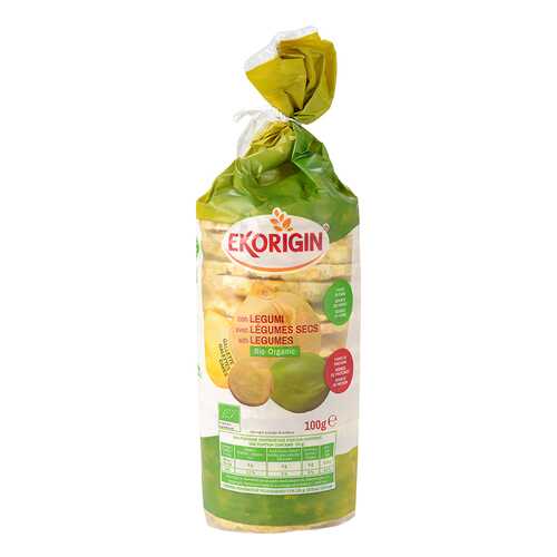 Хлебцы кукурузные Ekorigin legumes cakes с овощами 100 г в Магнолия