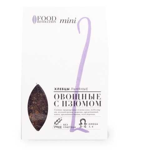 Хлебцы льняные Food Revolution №2 mini овощные с изюмом 50г Россия в Магнолия