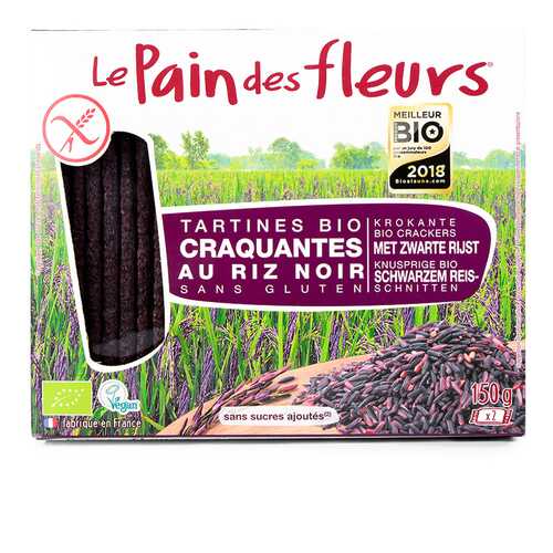 Хлебцы Pain des fleurs диетические из черного риса Euro-Nat 150 г в Магнолия