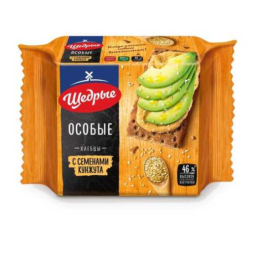 Хлебцы ржано-пшеничные Щедрые с семенами кунжута 200 г в Магнолия