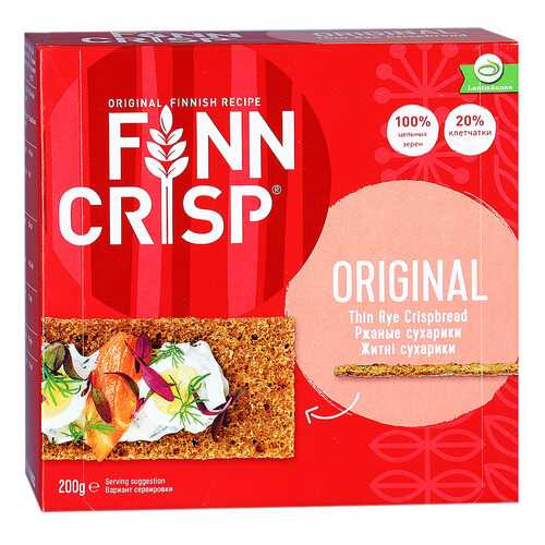 Сухарики Finn Crisp ржаные 200 г в Магнолия