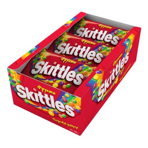 Драже Skittles фрукты 38 г 12 штук в Магнолия