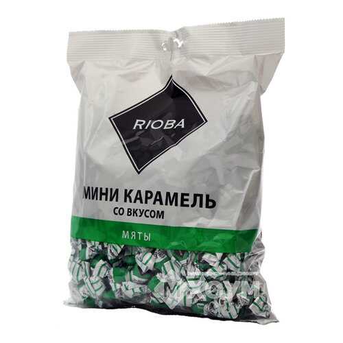 Карамель Rioba леденцовая мини со вкусом мяты 500 г в Магнолия