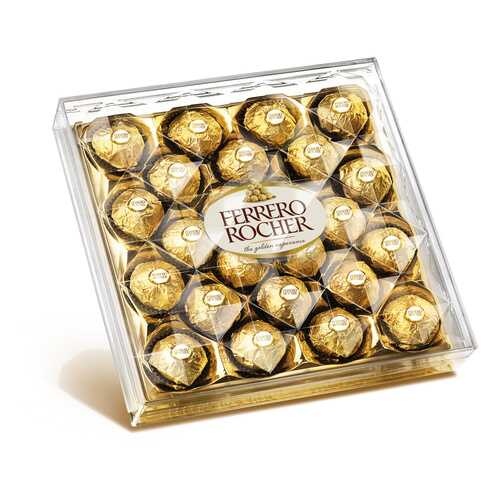 Конфеты Ferrero Rocher хрустящие с лесным орехом 300 г в Магнолия