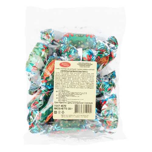 Конфеты глазированные Красный Октябрь желейные вкус барбариса 250 г в Магнолия