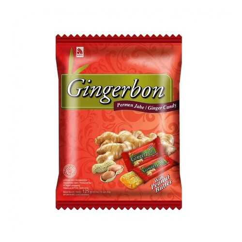 Конфеты имбирные GingerBon с арахисом, жевательные 125 г в Магнолия
