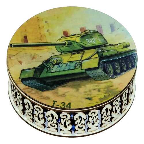 Конфеты Кремлина чернослив шоколадная шкатулка круглая танк 400 г в Магнолия