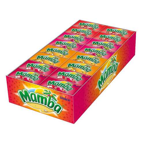Конфеты Mamba жевательные блок 48 штук *26,5 гр. в Магнолия