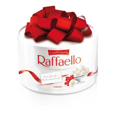 Конфеты Raffaello с цельным миндальным орехом в кокосовой обсыпке торт 200 г в Магнолия