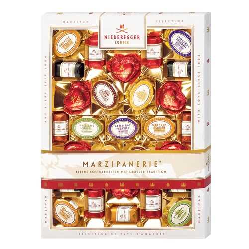 Набор конфет NIEDEREGGER Марцмпанерия из марципана в горьком шоколаде 50% какао 400г в Магнолия