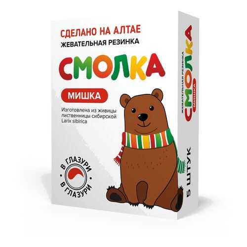 Смолка Мишка в глазури 5 шт в Магнолия