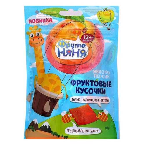 Фруктовые кусочки ФрутоНяня из яблок и персиков в Магнолия