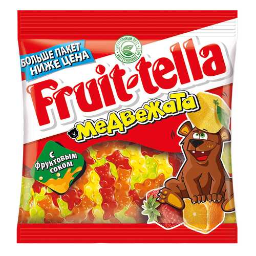 Мармелад Fruit-tella медвежата жевательный с натуральным фруктовым соком 150 г в Магнолия