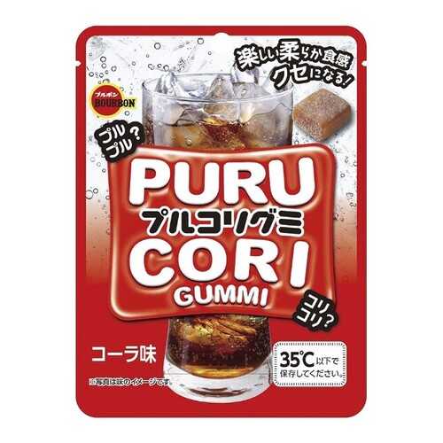Мармелад жевательный Bourbon Puru Cori со вкусом колы 50 г в Магнолия