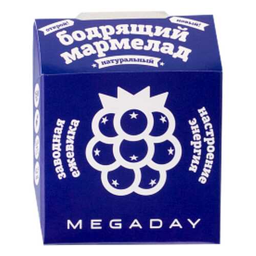 Жевательный мармелад Megaday бодрящий астроение-энергия ежевика 20 г в Магнолия