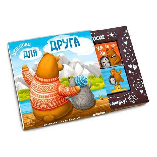 Шоколад Chokocat Для друга, молочный, 60 гр в Магнолия