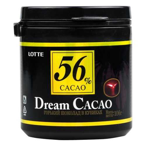 Шоколад горький Lotte dream cacao 56% в кубиках 106 г в Магнолия