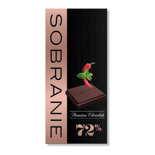 Шоколад горький Sobranie с кайенским перцем и мятой в Магнолия