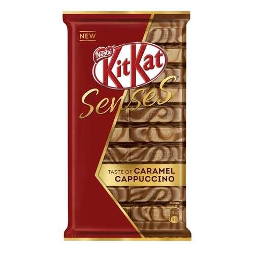 Шоколад Kit-Kat senses со вкусом капучино и карамели с хрустящей вафлей 112 г в Магнолия