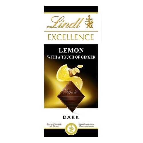 Шоколад Lindt экселленс лимон и имбирь темный 100 г в Магнолия