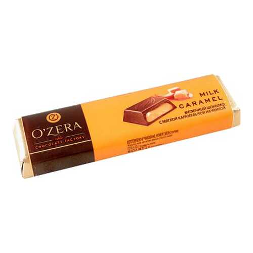 Шоколад молочный O'Zera milk caramel с мягкой карамельной начинкой 50 г в Магнолия